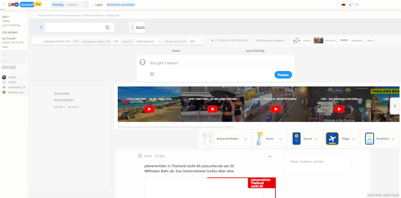 Programmierung Videoinhalte platzieren